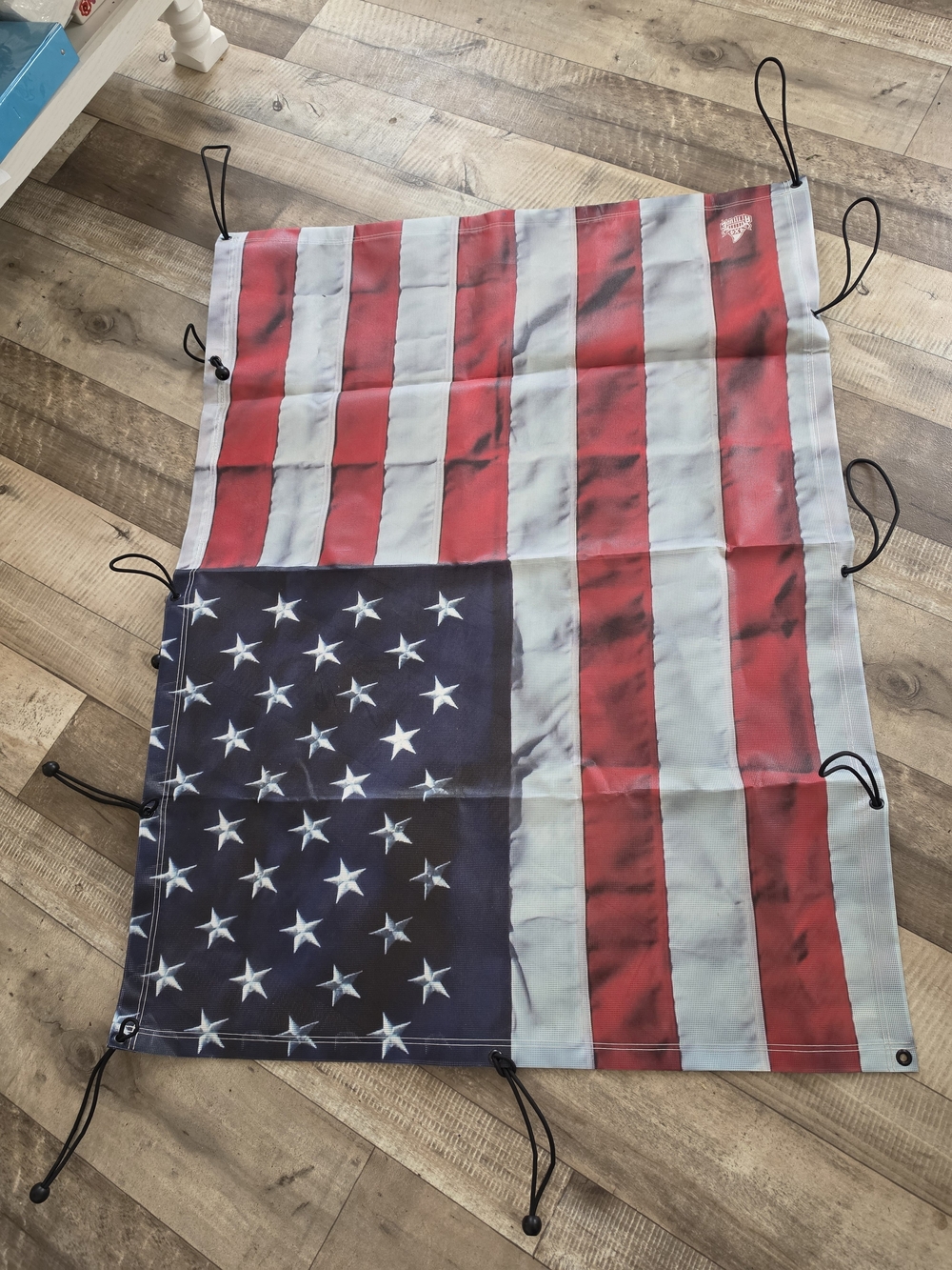 American flag 4x4 Attitude Sunshade; USA Live (97-06 Jeep Wrangler TJ)